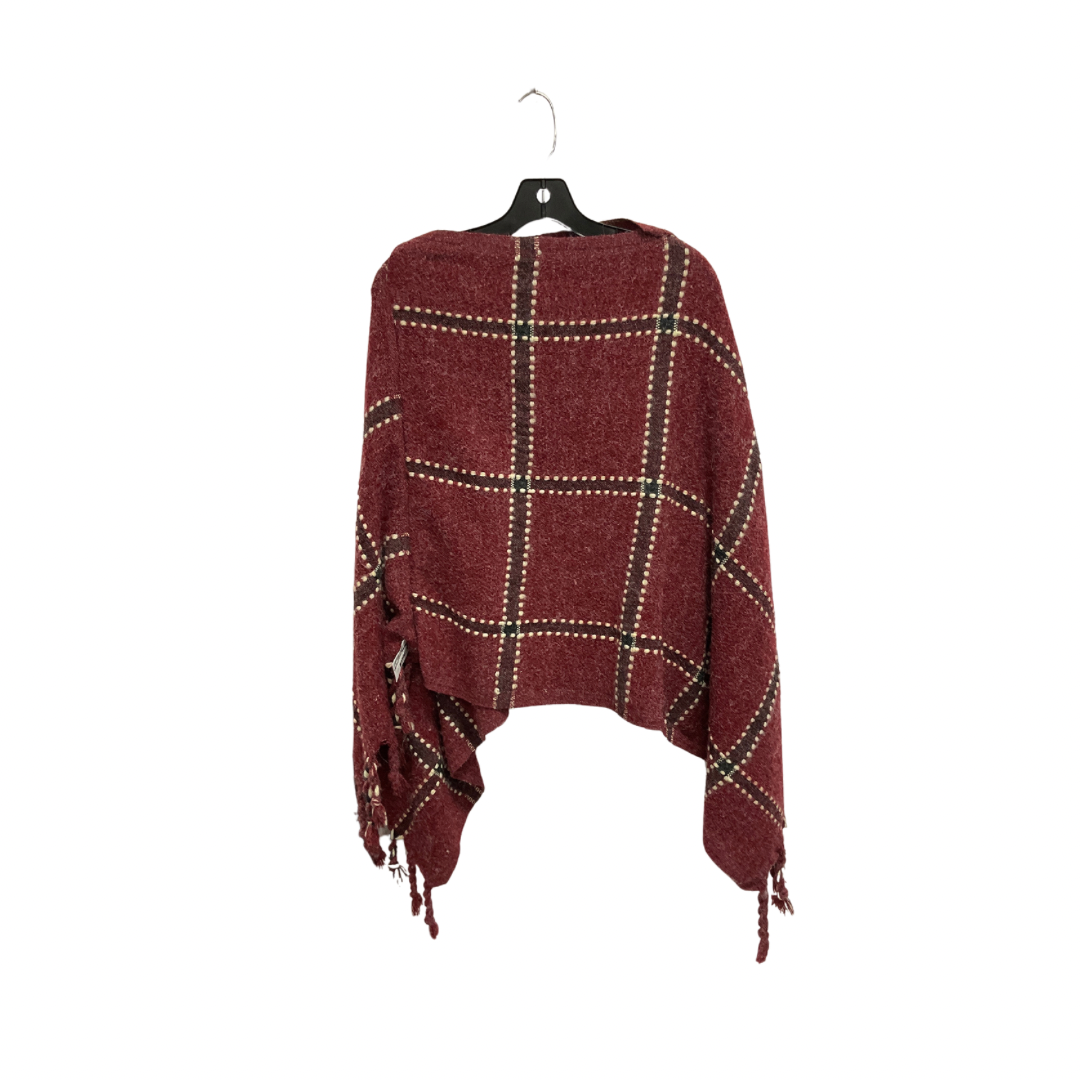 Shawl By Clothes Mentor In Red, Size: Osfm