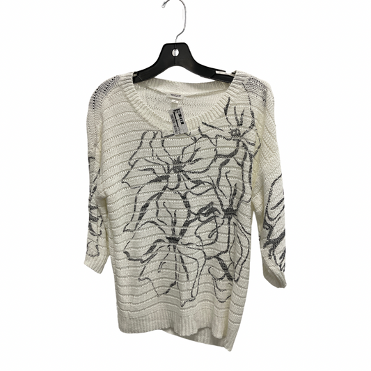 Sweater By Westport In White, Size: L