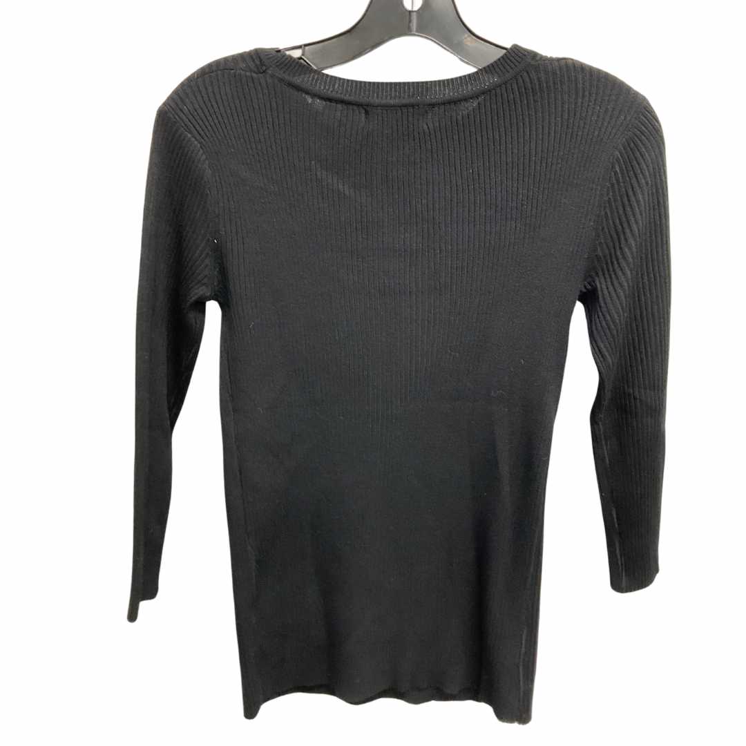 Sweater By Tahari By Arthur Levine In Black, Size: S