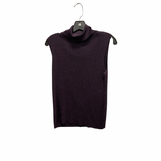 Top Sleeveless By Casual Corner In Purple, Size: L