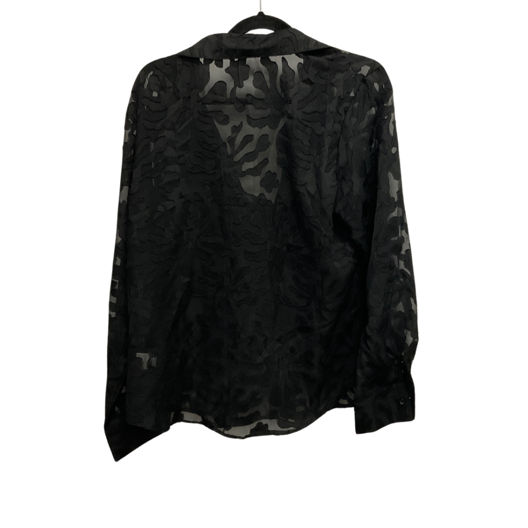 Top Long Sleeve By Clothes Mentor In Black, Size: Xl