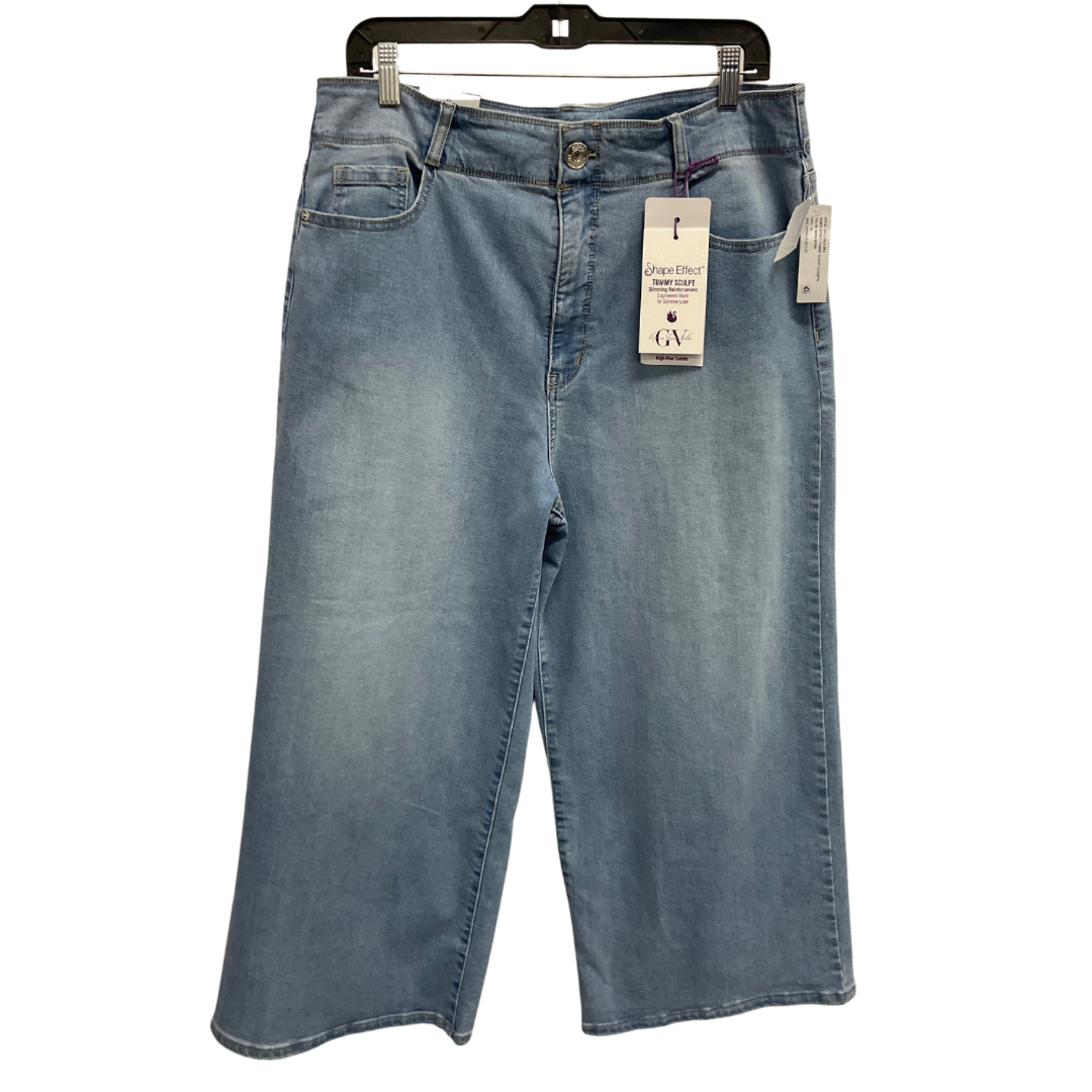 Jeans Cropped By Gloria Vanderbilt In Blue, Size: 16