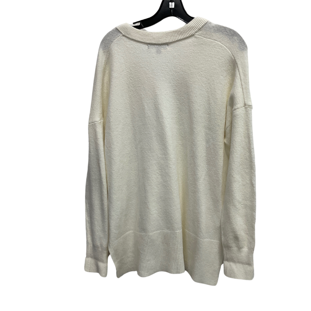 Sweater By Banana Republic In White, Size: L