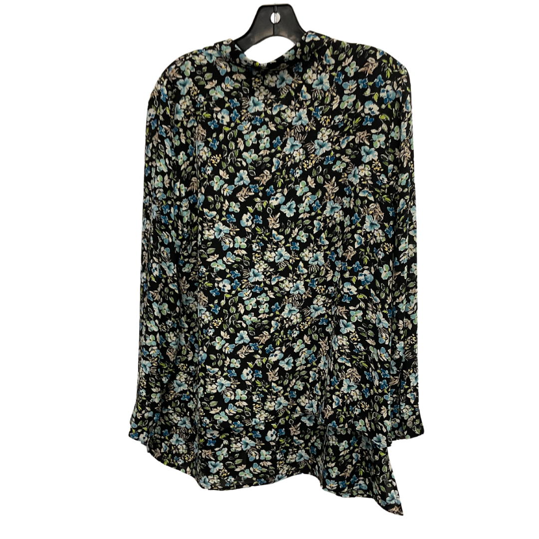 Top Long Sleeve By J. Jill In Floral Print, Size: M