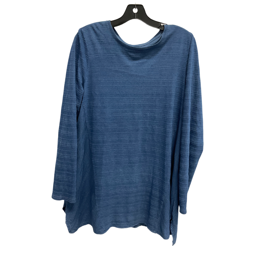 Tunic 3/4 Sleeve By Pure Jill In Blue, Size: M