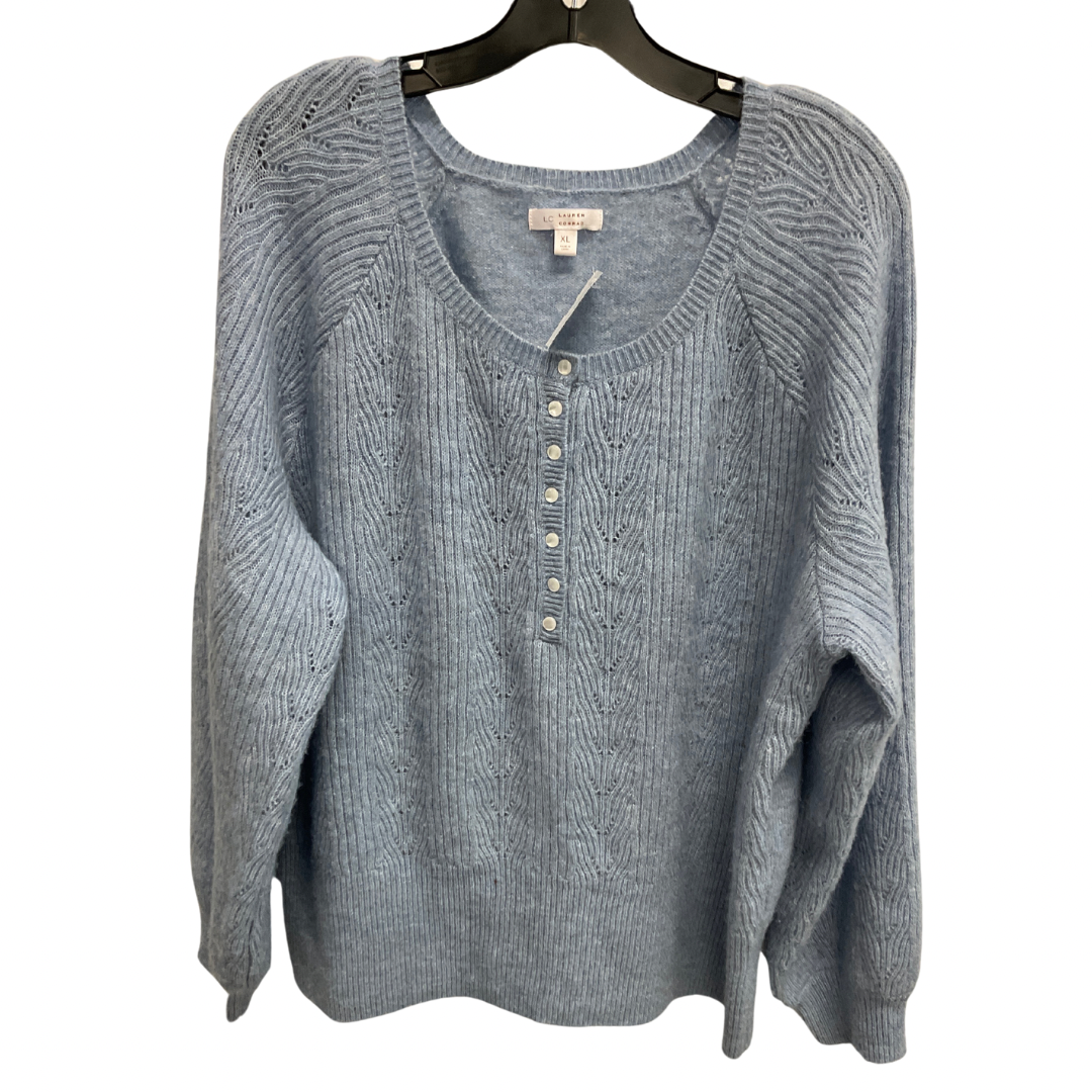 Sweater By Lc Lauren Conrad In Blue, Size: Xl