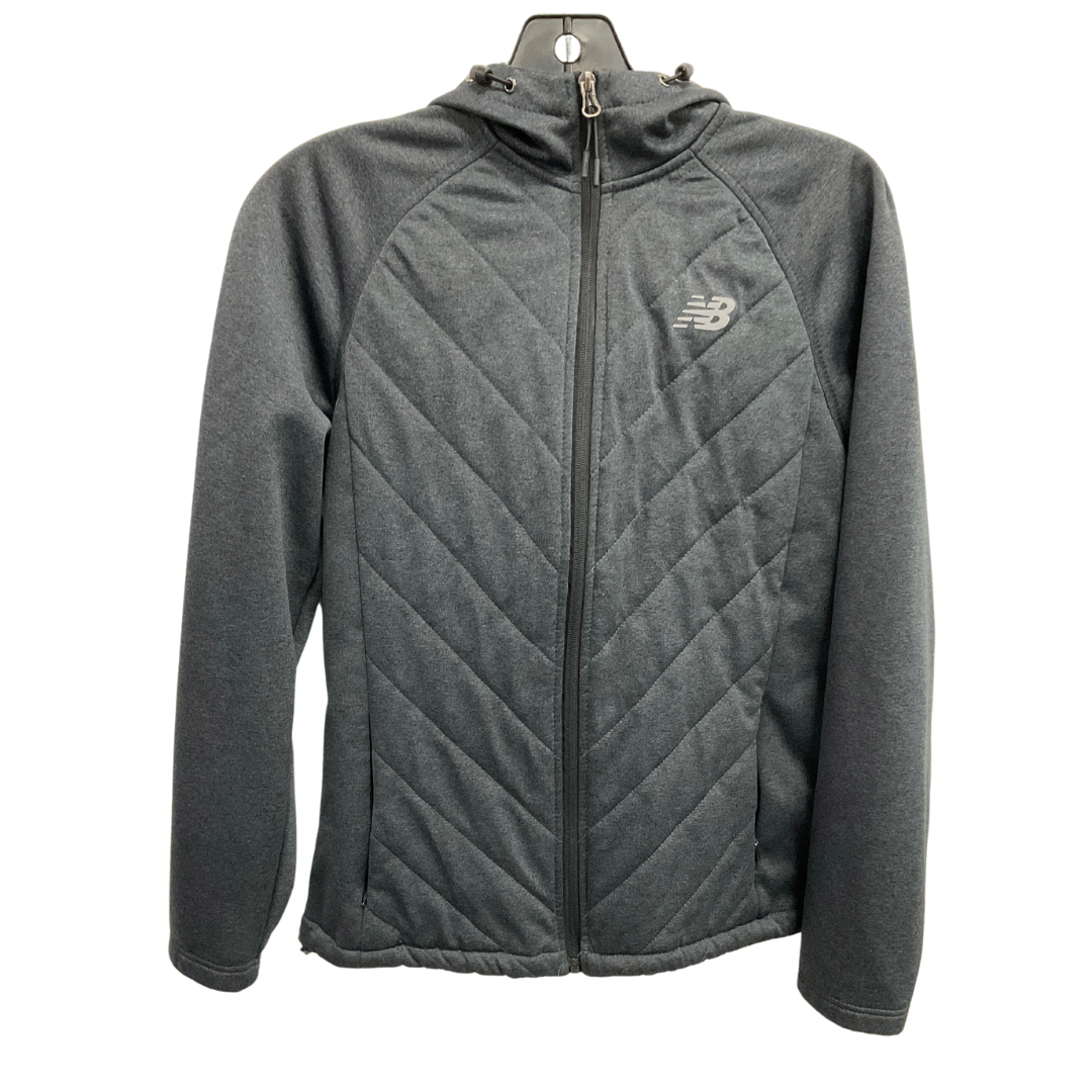 Athletic Jacket By New Balance In Grey, Size: S