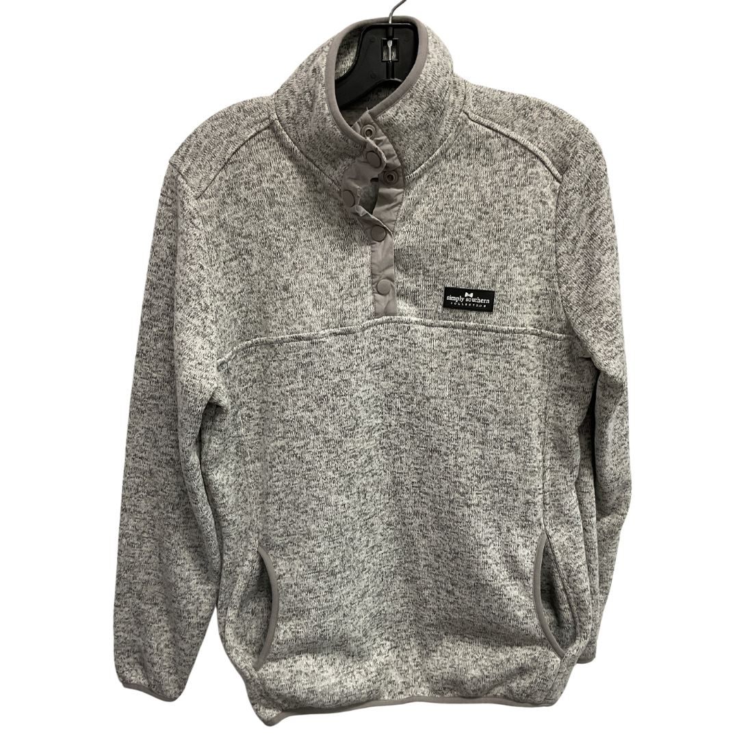 Athletic Fleece By Simply Southern In Grey, Size: S