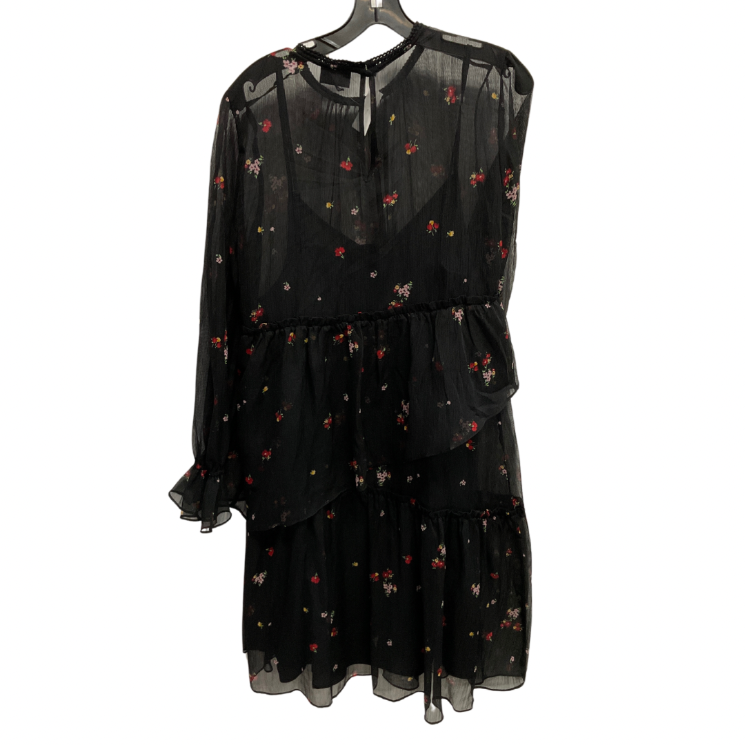 Dress Casual Midi By Who What Wear In Black, Size: M