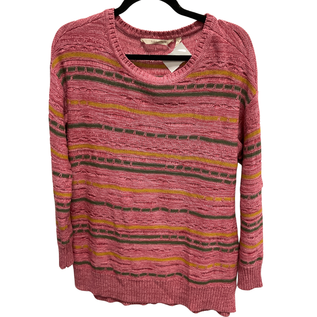 Sweater By Soft Surroundings In Pink, Size: M