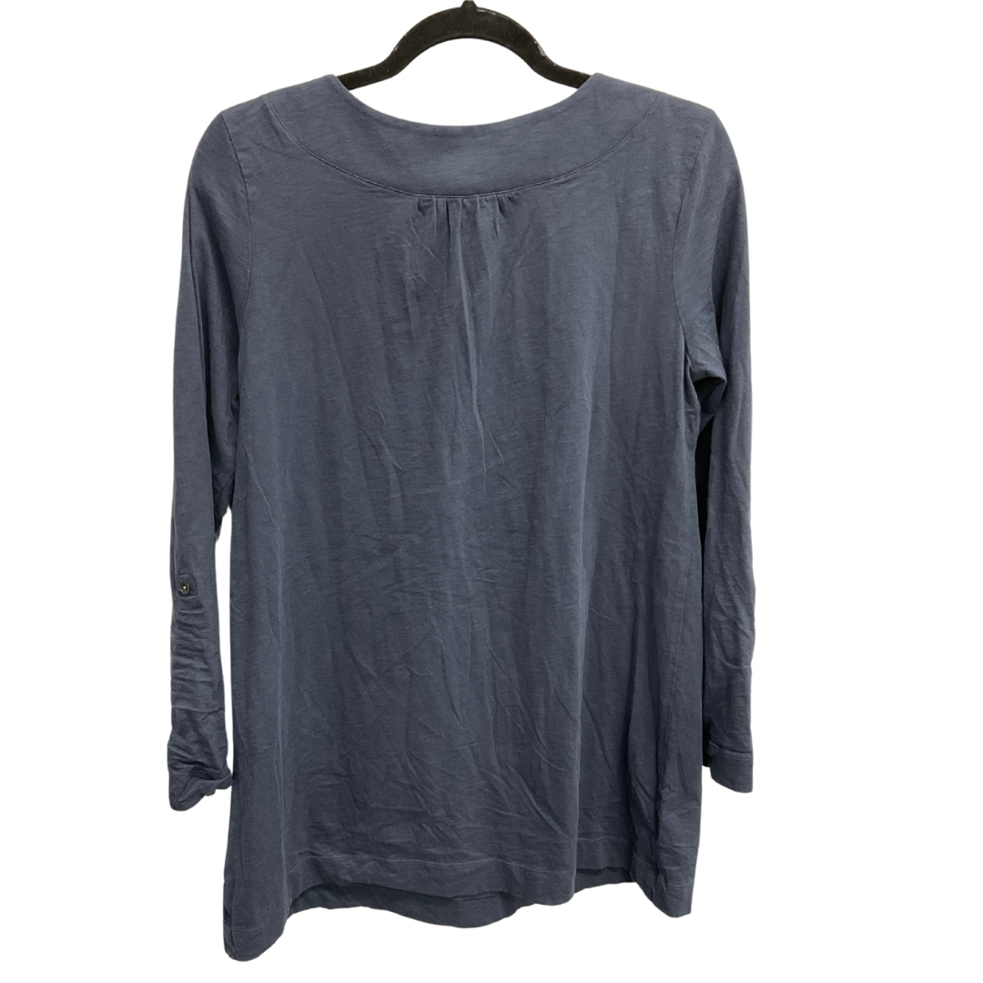 Top Long Sleeve Basic By J. Jill In Blue, Size: M