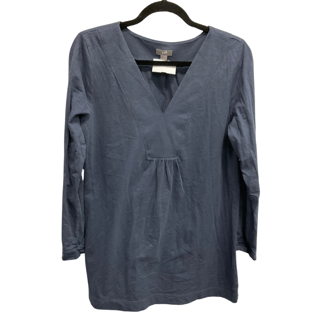 Top Long Sleeve Basic By J. Jill In Blue, Size: M