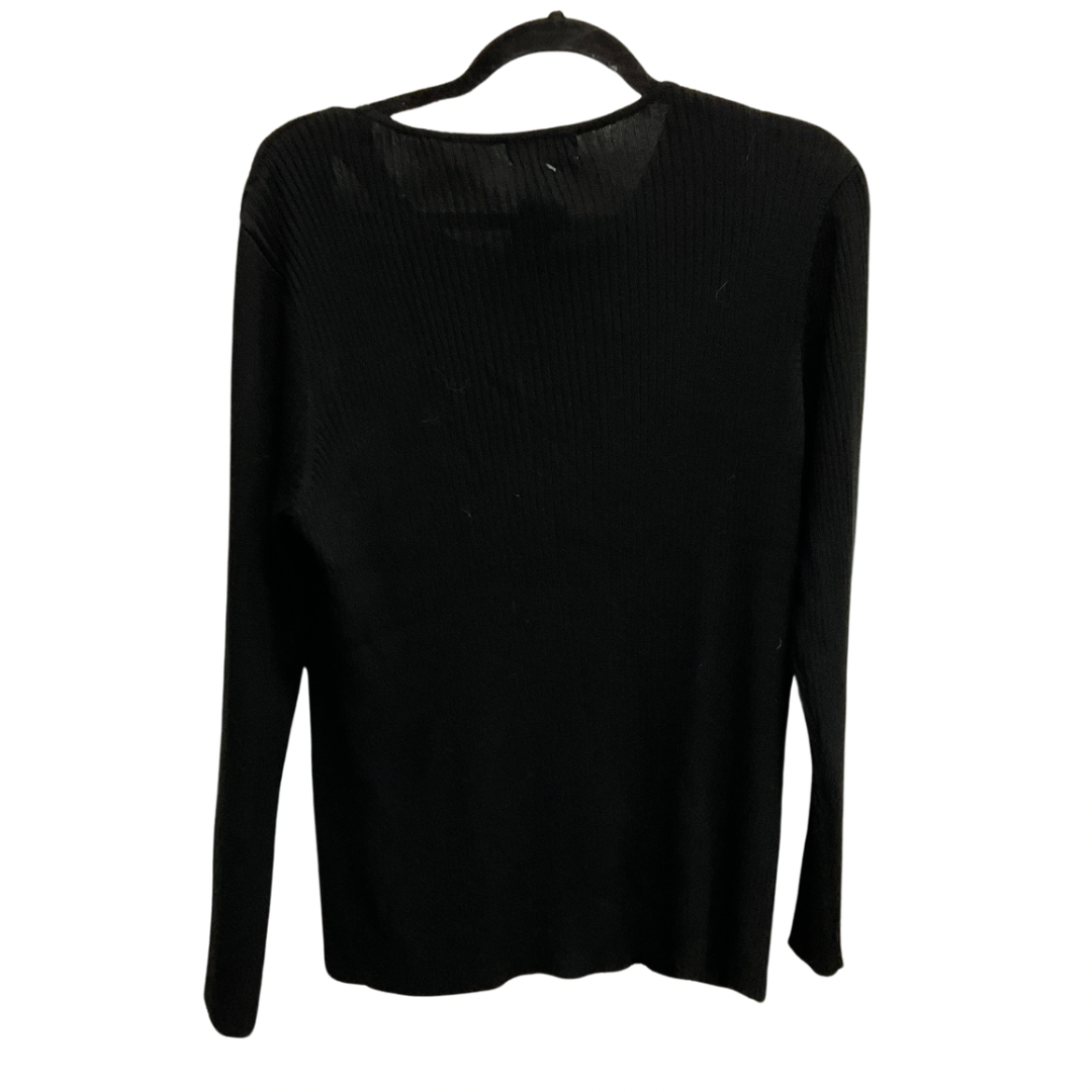 Sweater By Carmen By Carmen Marc Valvo In Black, Size: Xl