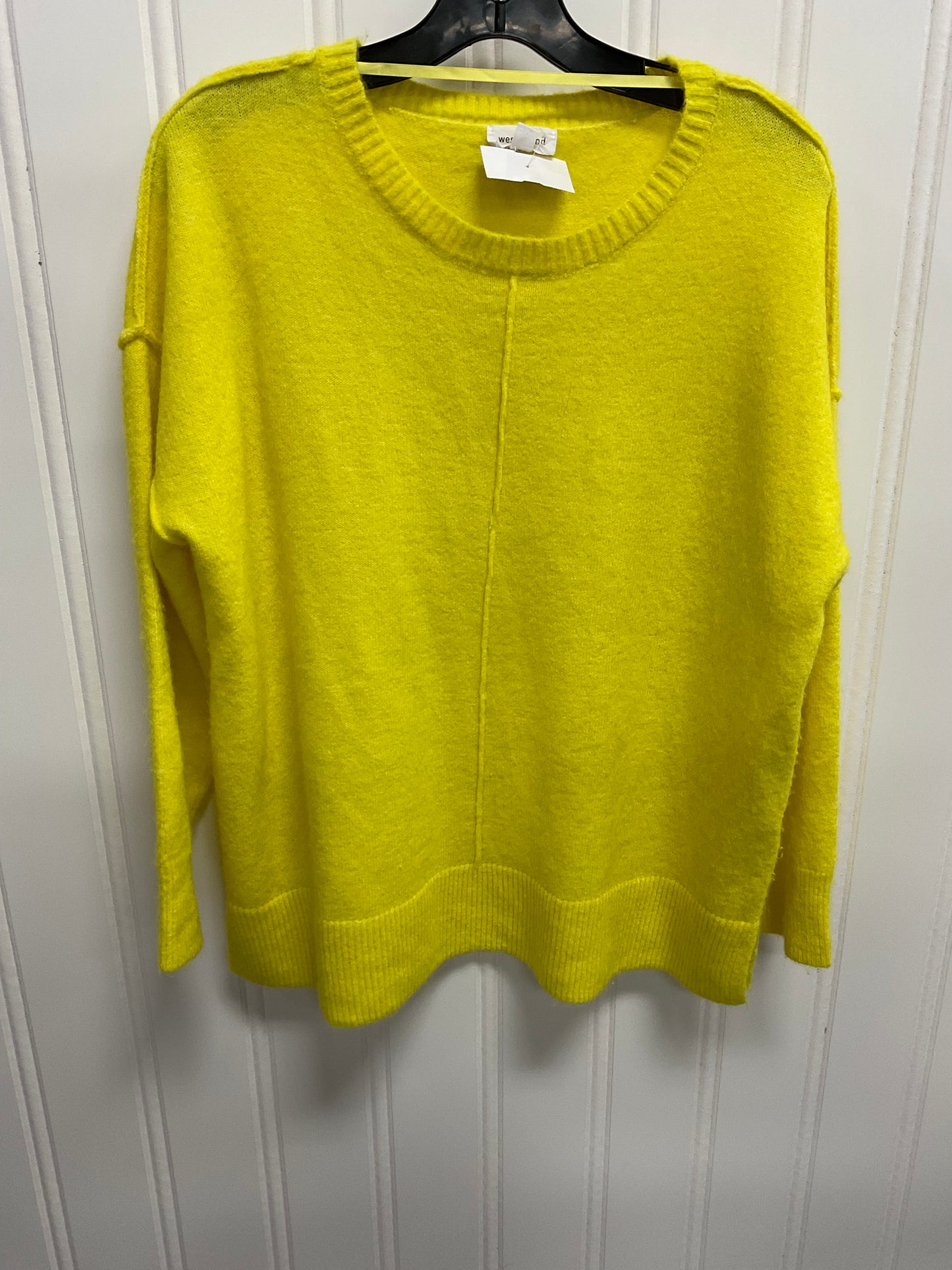 Sweater By West Bound In Yellow, Size: M