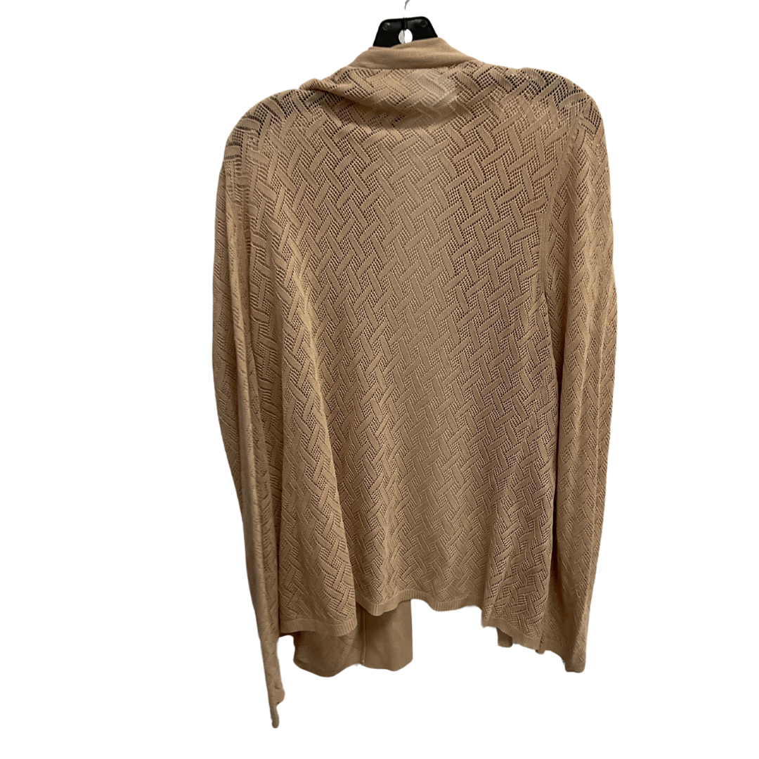 Cardigan By Cyrus Knits In Tan, Size: Xl