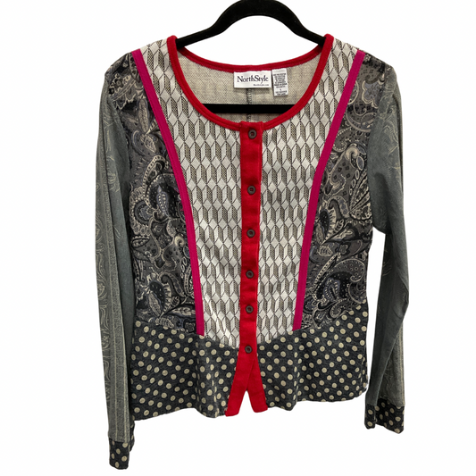 Top Long Sleeve By Northstyle In Multi-colored, Size: L