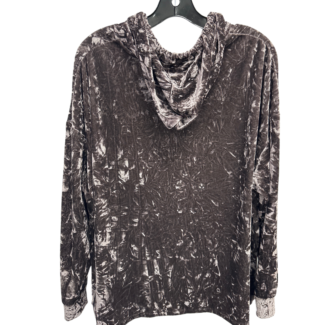 Sweatshirt Hoodie By Earthbound In Purple, Size: M