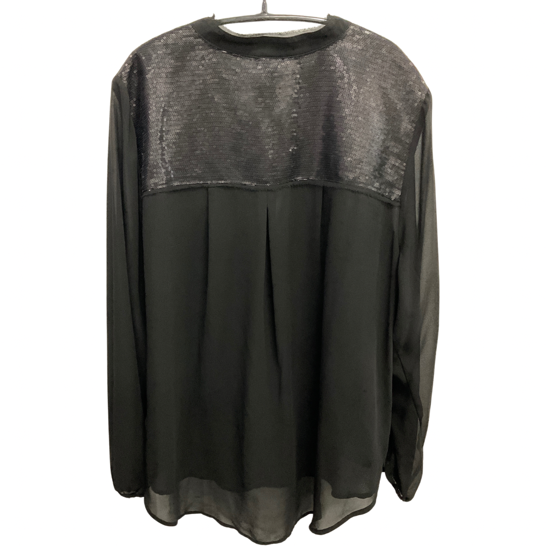 Top Long Sleeve By Torrid In Black, Size: 2x