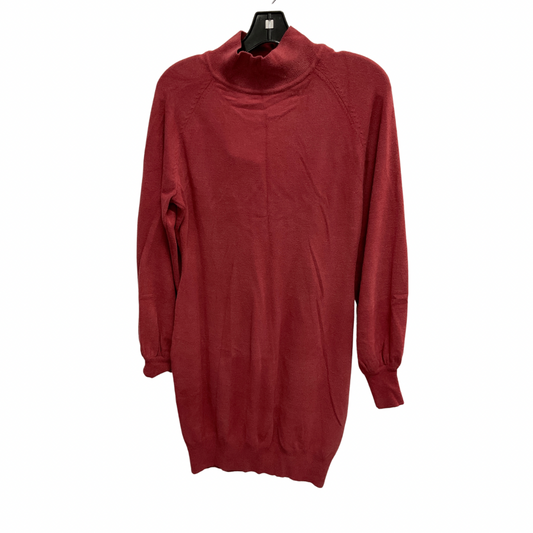 Dress Sweater By Clothes Mentor In Red, Size: L