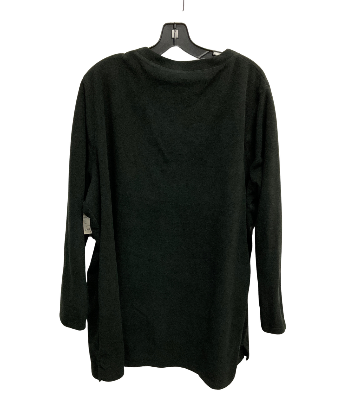 Top Long Sleeve By Just My Size In Black, Size: 3x