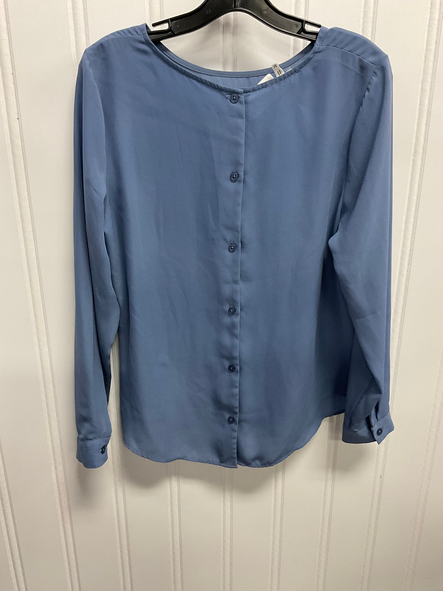 Top Long Sleeve By Maurices In Blue, Size: M