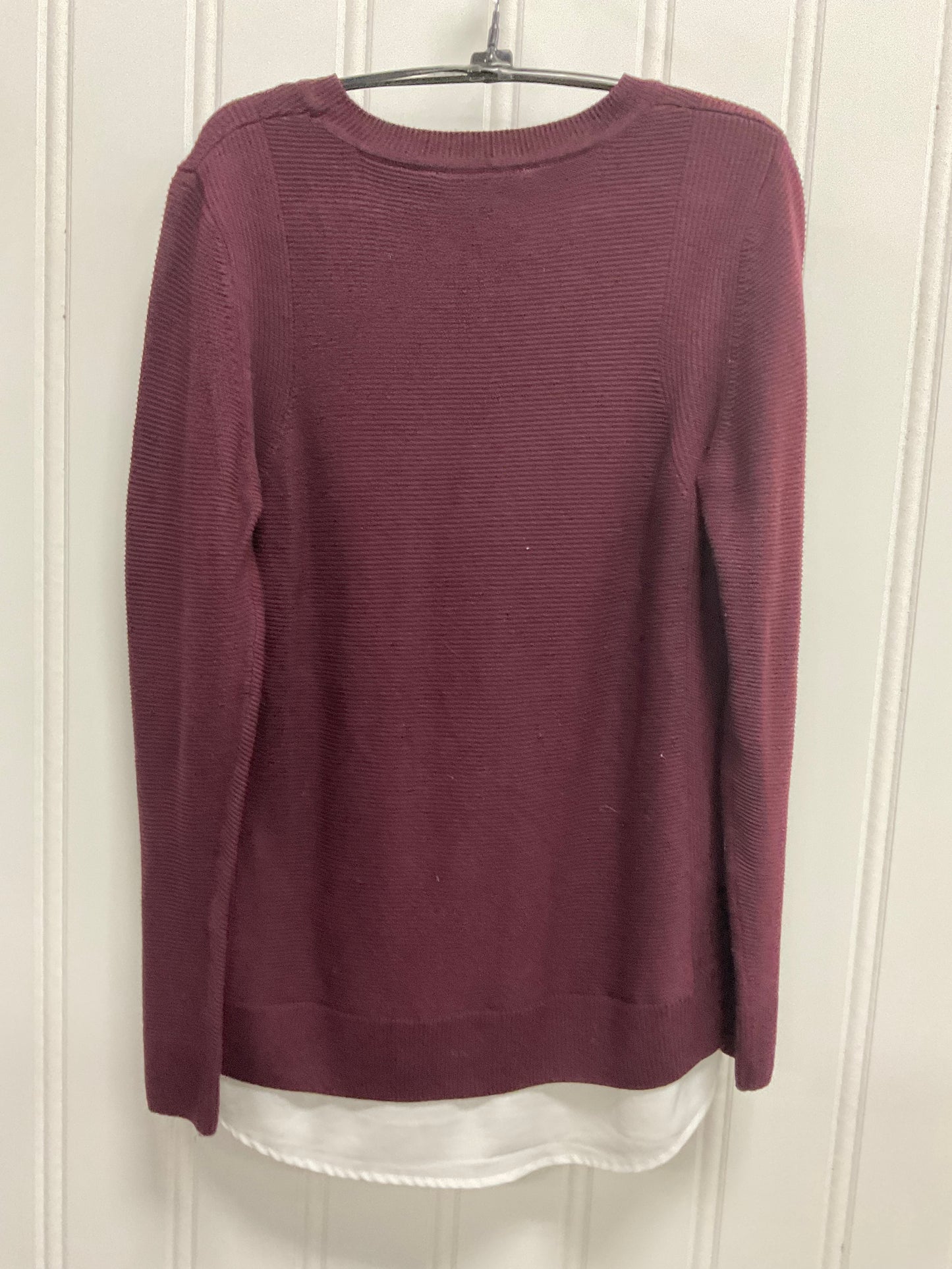 Sweater By Hilary Radley In Maroon, Size: S