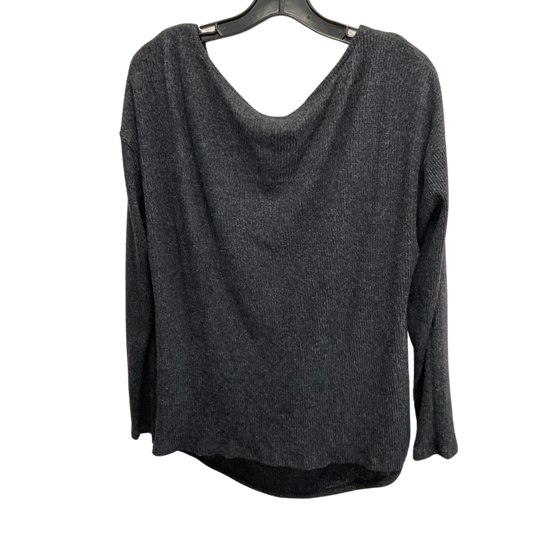 Top Long Sleeve By Anthropologie In Black, Size: L