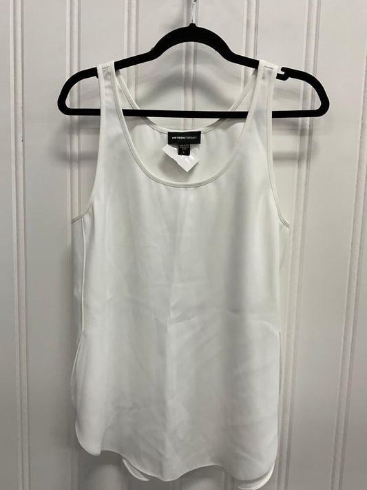 Tank Top By Fifteen Twenty In White, Size: L