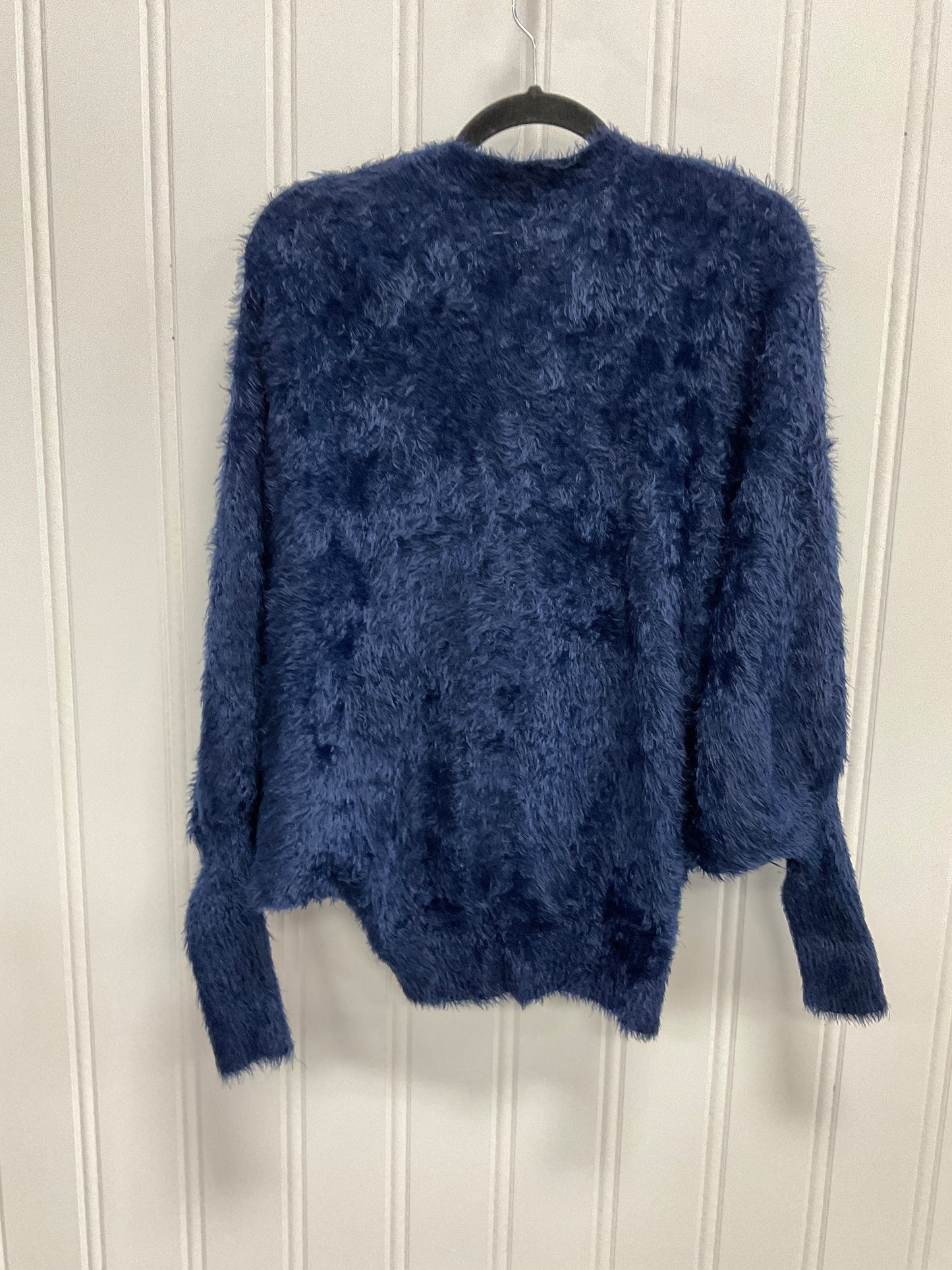 Sweater Cardigan By Sisters In Navy, Size: L