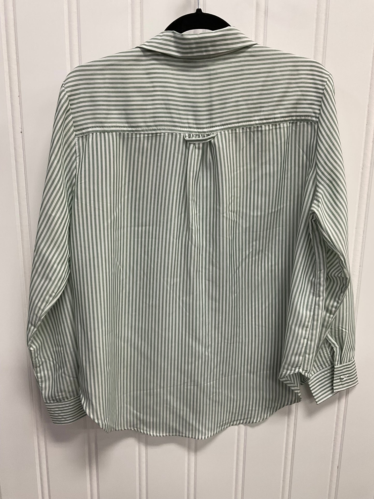 Top Long Sleeve By Velvet Heart In Striped Pattern, Size: L