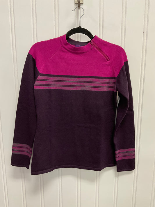 Sweater By Prana In Pink & Purple, Size: S