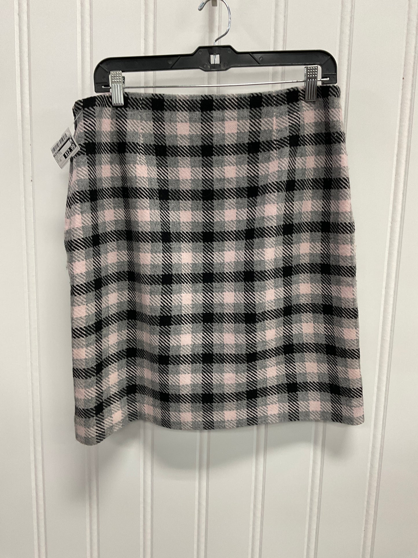 Skirt Midi By Talbots In Black & Pink, Size: 10