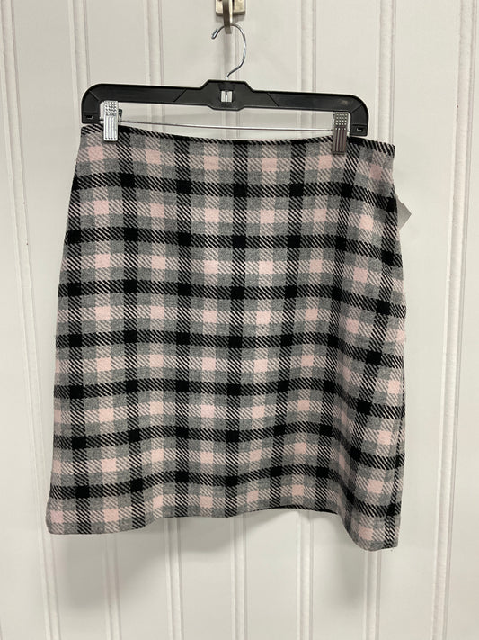Skirt Midi By Talbots In Black & Pink, Size: 10