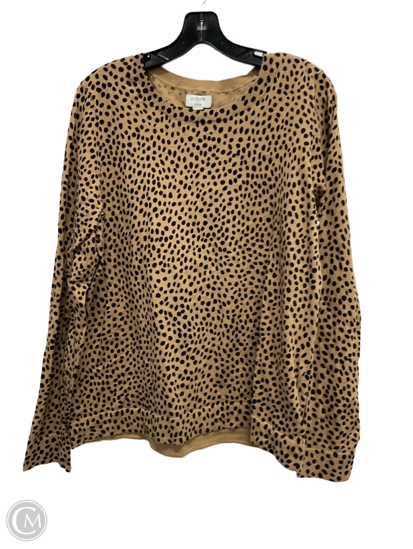 Sweater By J. Crew In Animal Print, Size: Xl