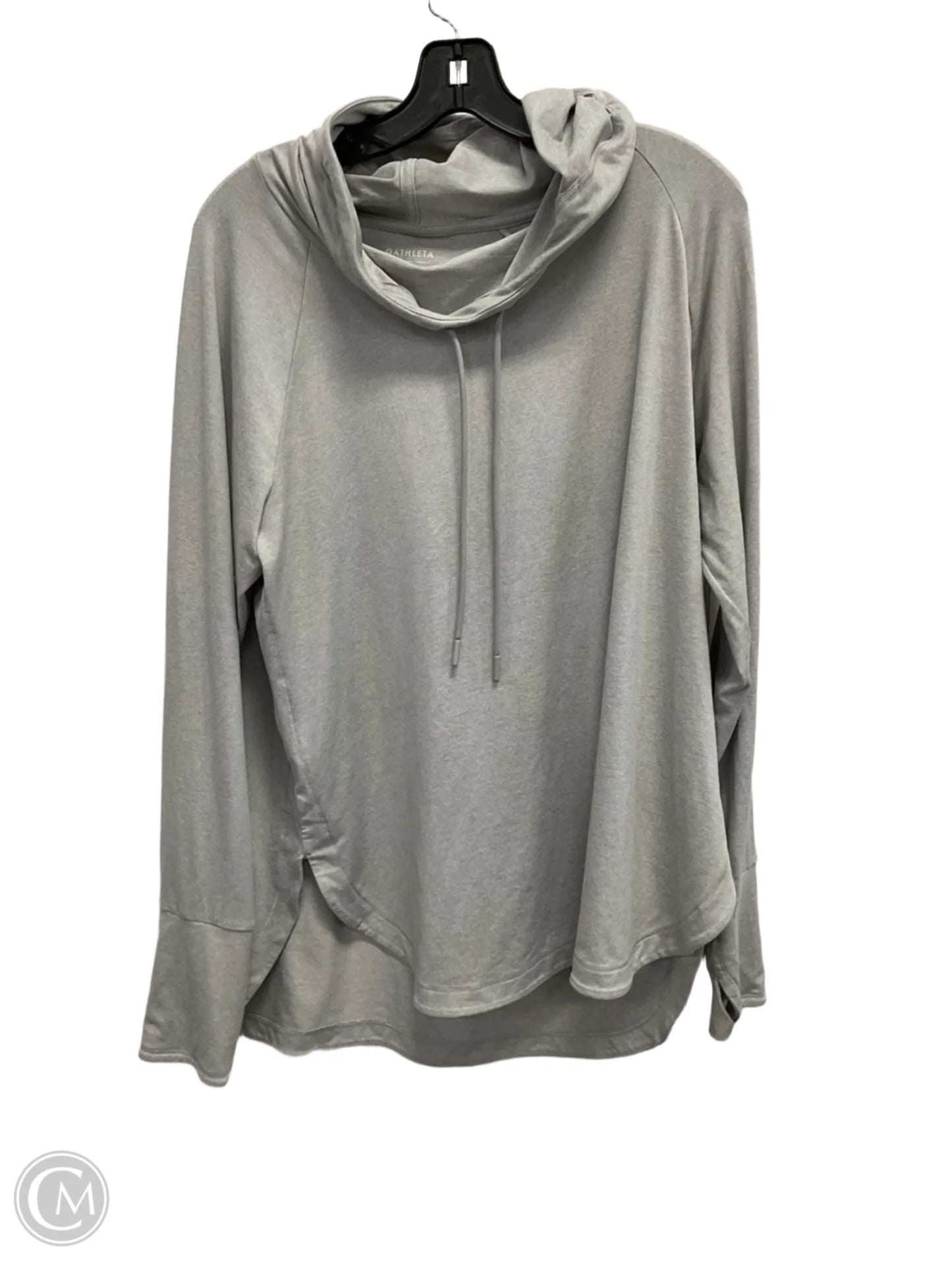 Top Long Sleeve Basic By Athleta In Grey, Size: Xl