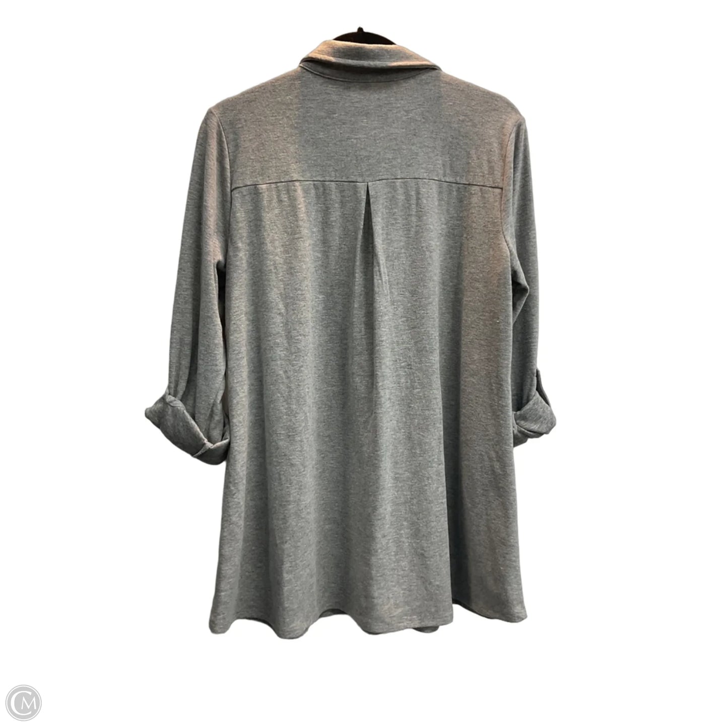 Top Long Sleeve By Soft Surroundings In Grey, Size: M