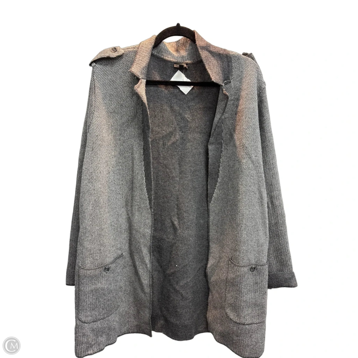 Cardigan By Talbots In Grey, Size: L