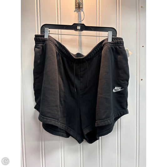 Athletic Shorts By Nike In Black, Size: 2x