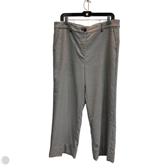 Pants Dress By Loft In Black & White, Size: 14