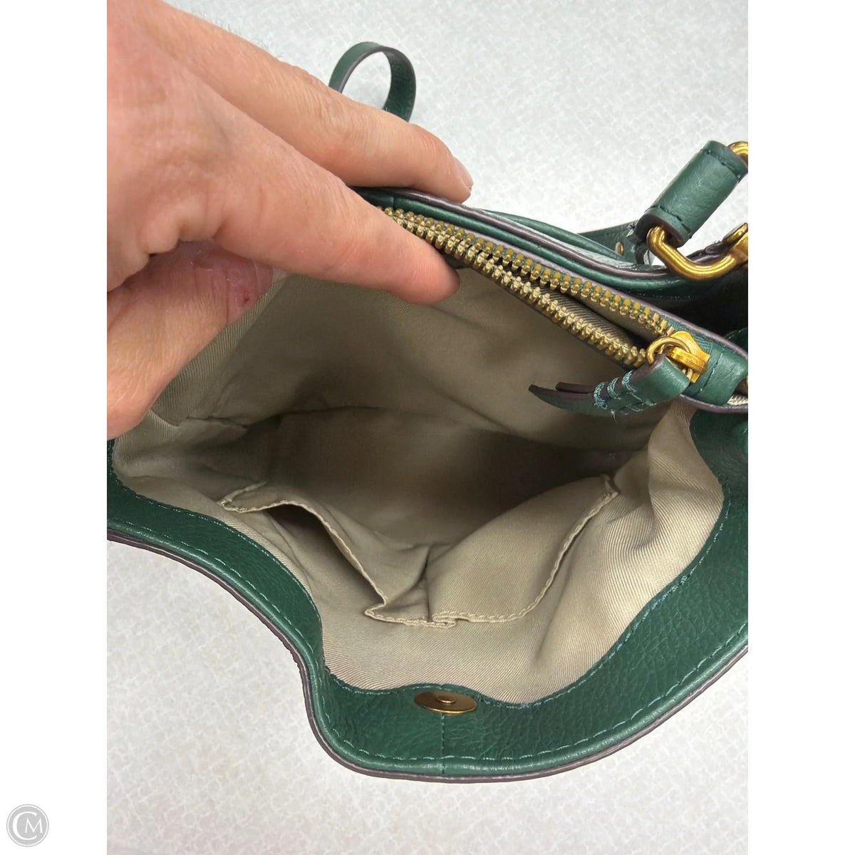 Handbag Leather By American Leather Co, Size: Medium