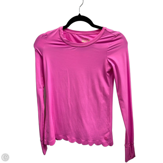 Top Long Sleeve Designer By Lilly Pulitzer In Pink, Size: Xxs