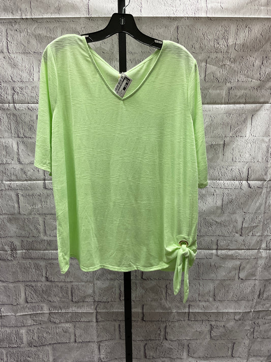 Top Short Sleeve By Belle By Kim Gravel  Size: Xl