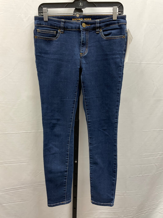 Jeans Skinny By Michael Kors In Blue, Size: 4