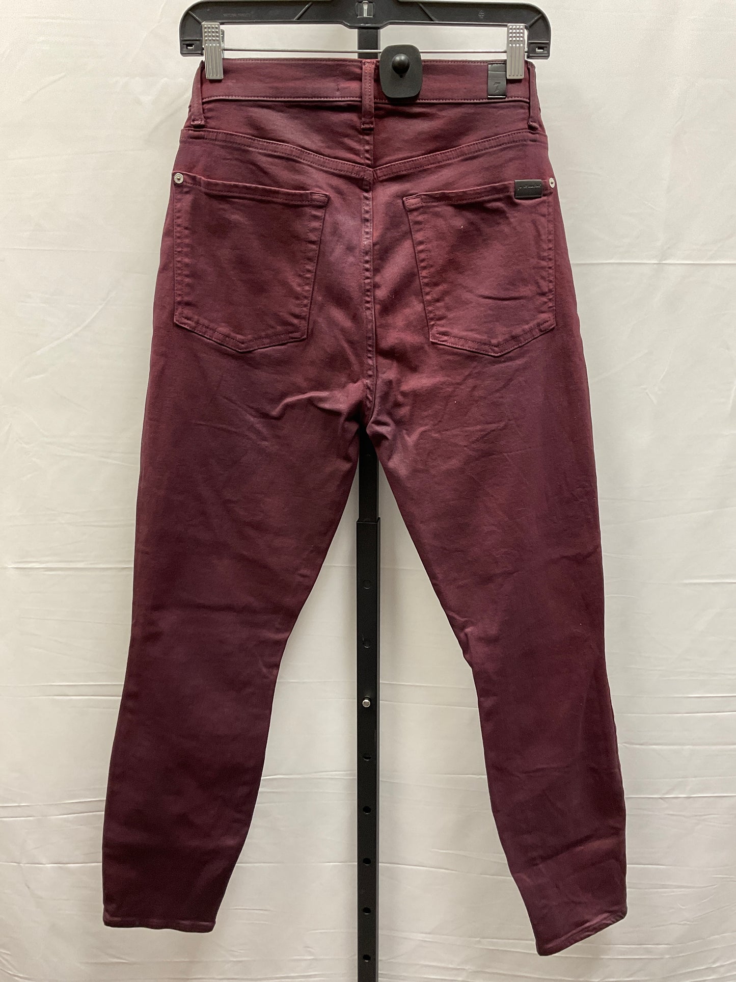 Jeans Skinny By 7 For All Mankind In Red, Size: 10