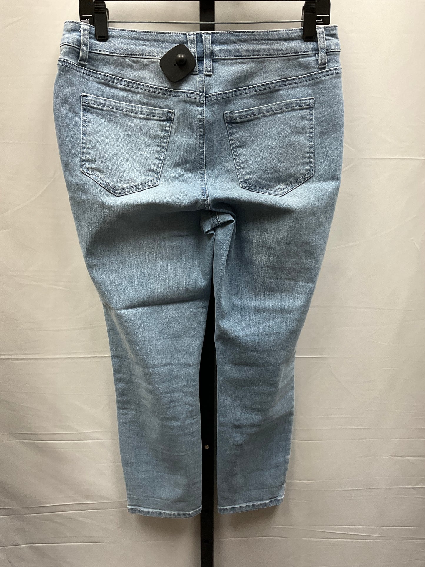 Blue Denim Jeans Cropped D Jeans, Size 8