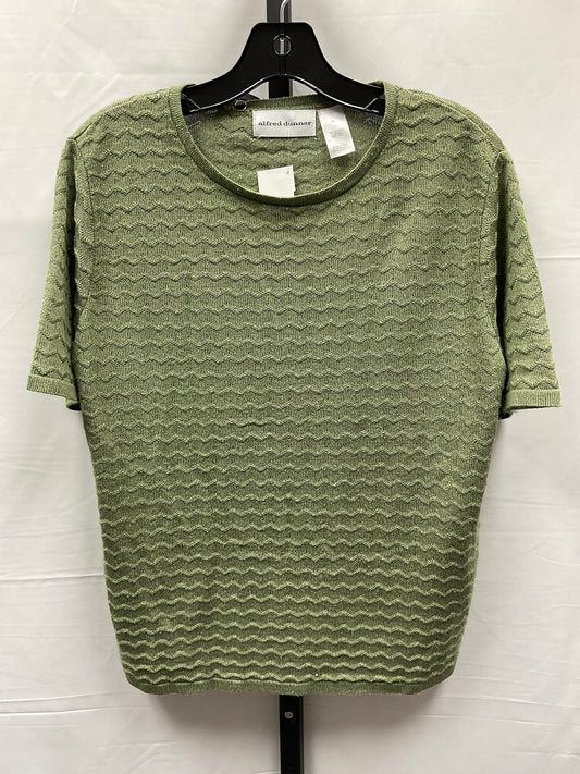 Green Top Short Sleeve Alfred Dunner, Size M