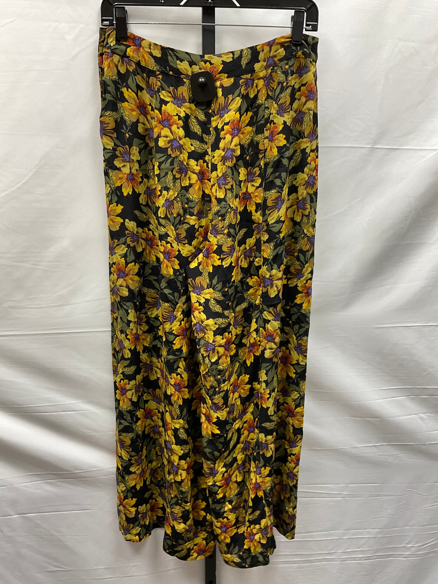 Floral Print Pants Wide Leg Free People, Size 10