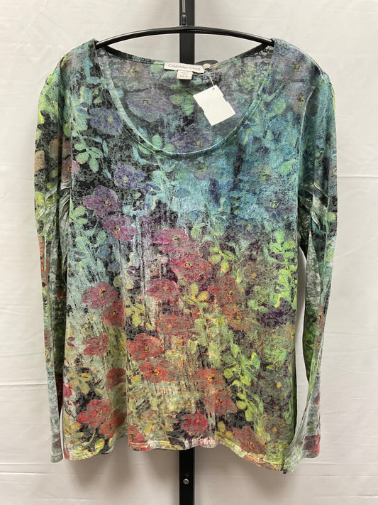 Multi-colored Top Long Sleeve Coldwater Creek, Size S