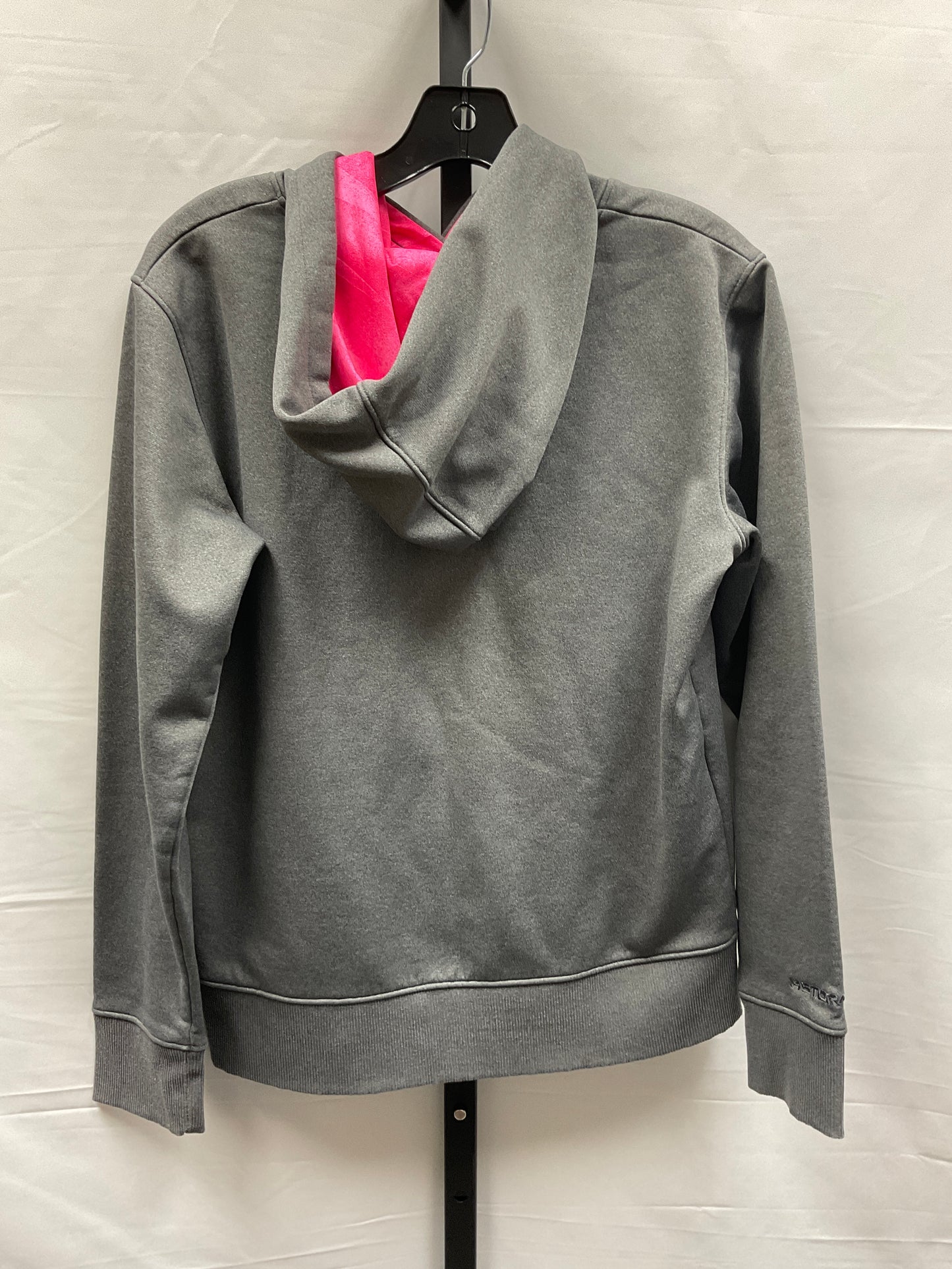 Grey & Pink Sweatshirt Hoodie Under Armour, Size M