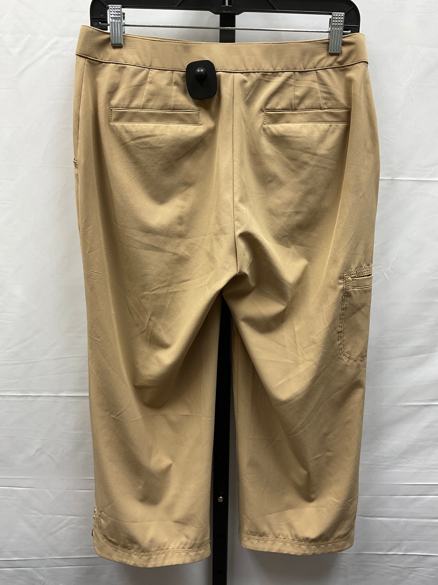 Tan Capris Zenergy By Chicos, Size 4